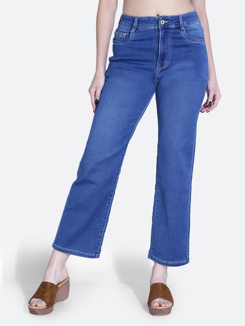 women high rise plain jean - 21052141 - Very Small Image - 1