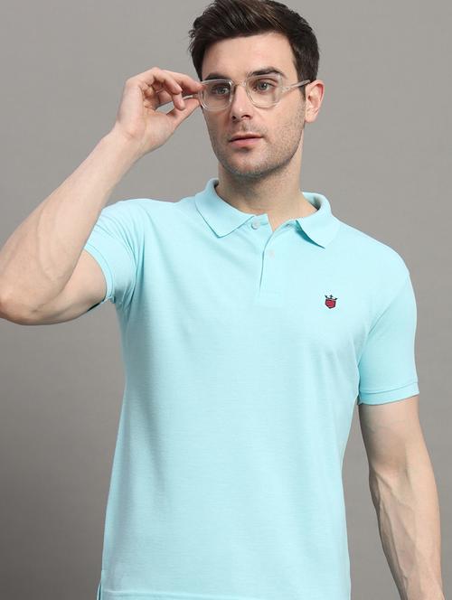 men polo neck logo printed t-shirt - 21055689 - Very Small Image - 1