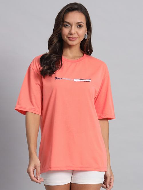 women round neck oversized t-shirt - 21055949 - Very Small Image - 1