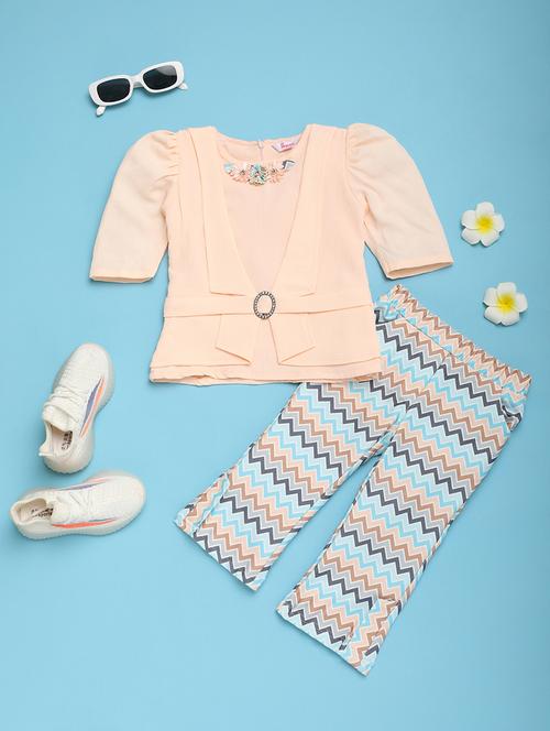 girls peach full length sets - 21056385 - Very Small Image - 1