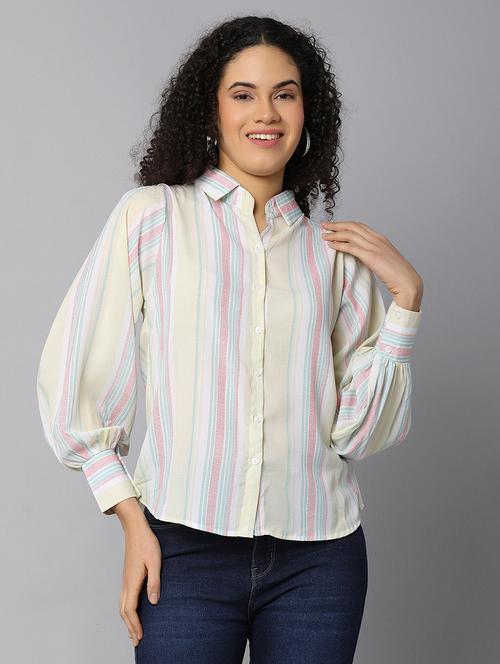 women white cotton regular shirt - 21056718 - Very Small Image - 1