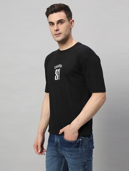 men round neck back printed t-shirt - 21058363 - Very Small Image - 1