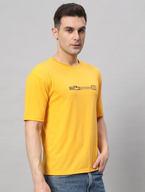 men round neck chest printed t-shirt - 21058370 - Very Small Image - 1