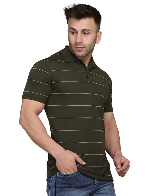 men short sleeve stripes t-shirt - 21062475 - Very Small Image - 1