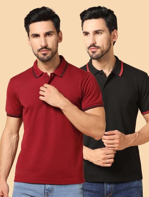 men pack of 2 polo t-shirt - 21062642 - Very Small Image - 1