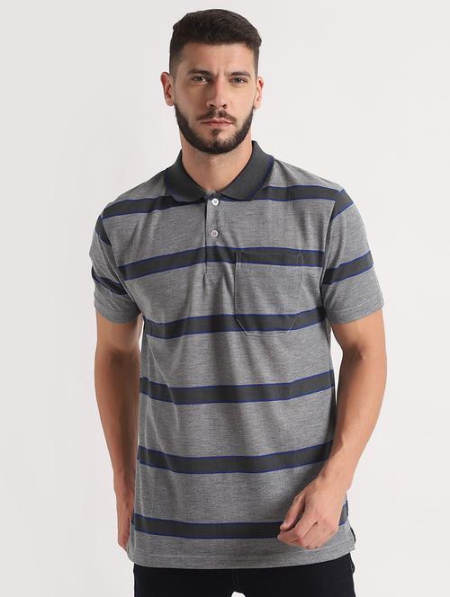 men striped short sleeve t-shirt - 21062728 - Very Small Image - 1