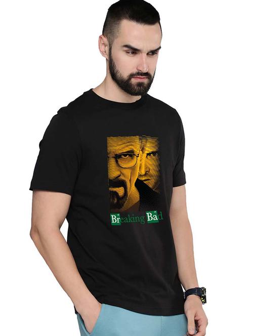 men front print short sleeve t-shirt - 21068342 - Very Small Image - 1