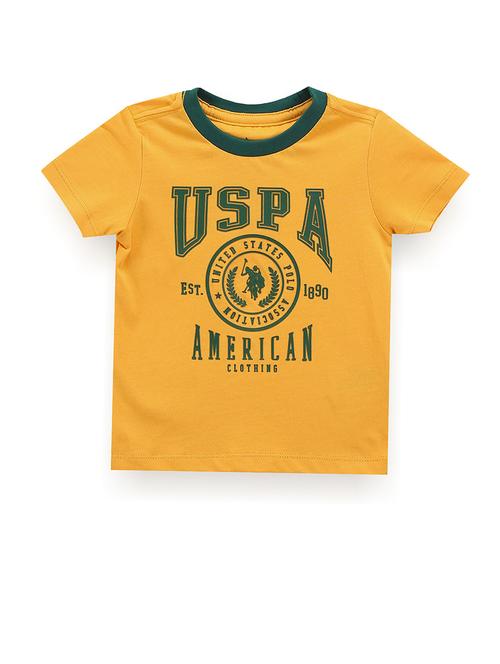 yellow front printed regular t-shirt - 21068897 - Very Small Image - 1