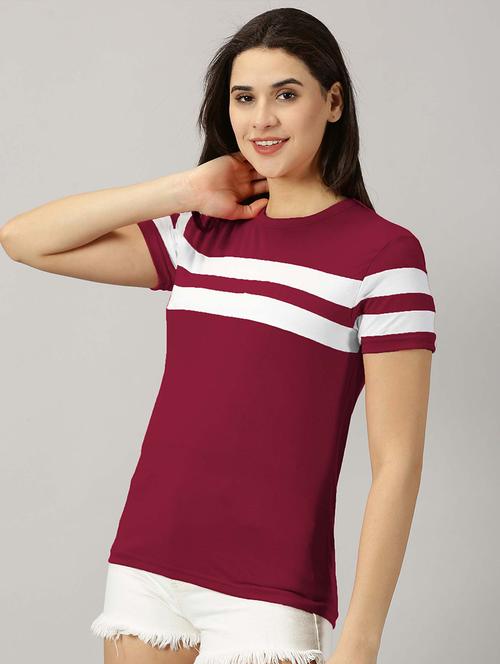 women striped t-shirt - 21071453 - Very Small Image - 1
