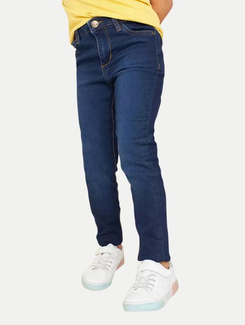 girls solid skinny fit plain jean - 21073809 - Very Small Image - 1
