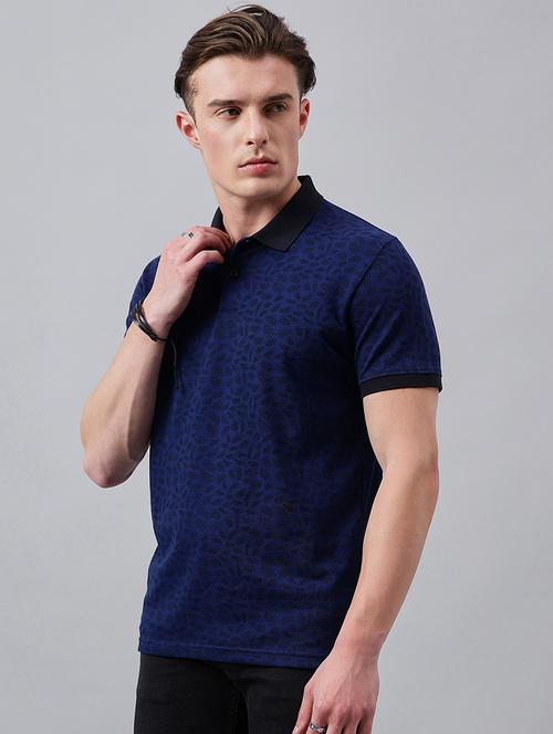 men printed polo neck t-shirts - 21080483 - Very Small Image - 1