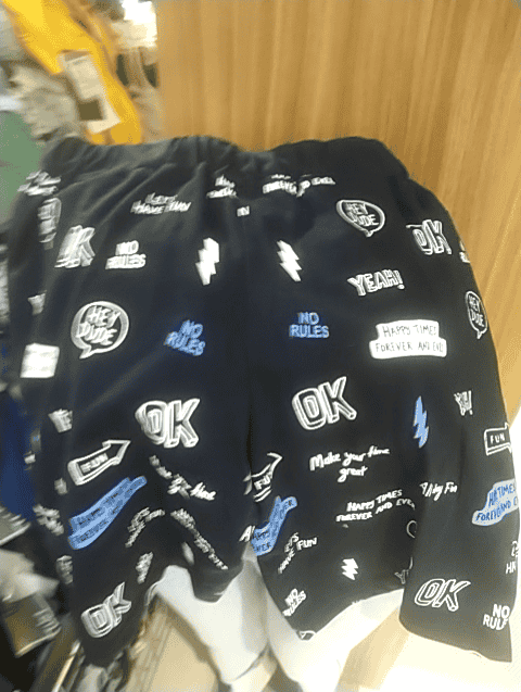 navy blue cotton single jersey shorts & three fourth - 21092580 - Very Small Image - 1