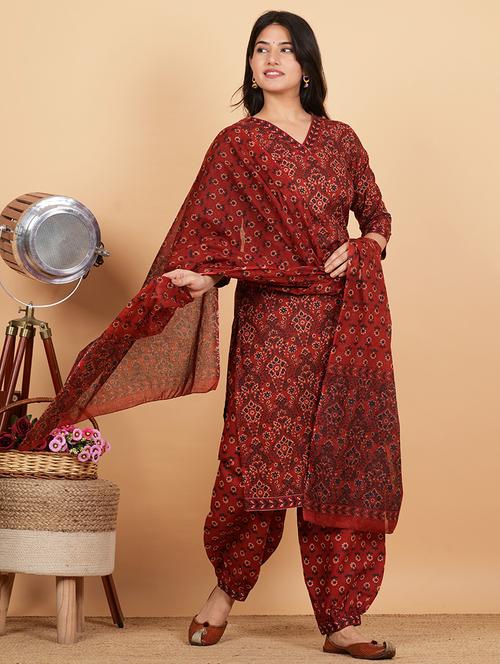 women kurta salwar set with dupatta - 21098905 - Very Small Image - 1