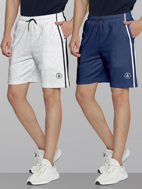 men pack of 2 mid rise shorts - 21099633 - Very Small Image - 1