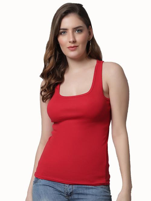 women solid sleeveless camisole - 21101014 - Very Small Image - 1