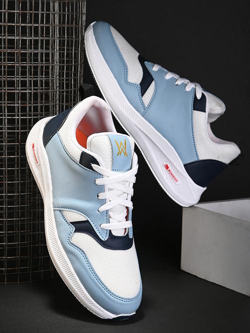 men light blue lace up sneakers - 21104039 - Very Small Image - 1
