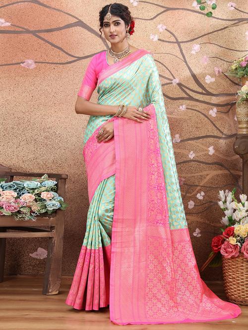 women self design banarasi saree - 21129810 - Very Small Image - 1