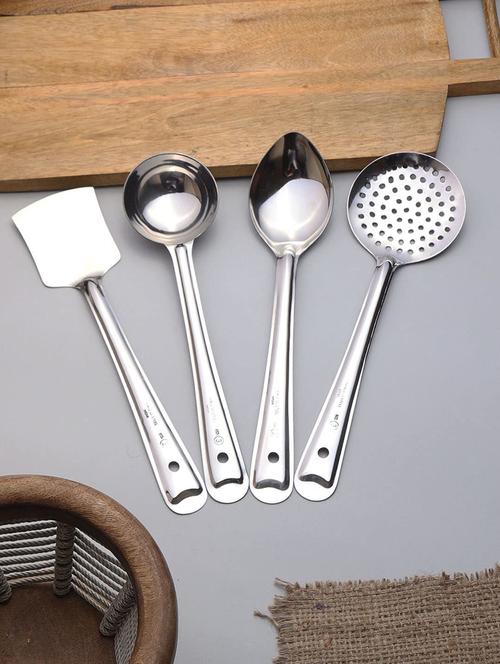 stainless steel heavy gauge non-stick 4 piece set  kitchen tools - 21130612 - Very Small Image - 1