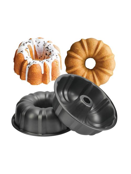 bundt cake pan, 10 inch fluted tube cake pans for baking, non-stick bakeware - 21130711 - Very Small Image - 1