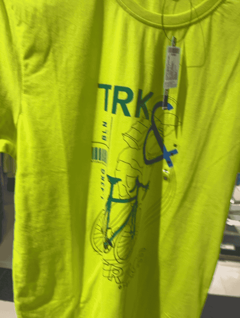 neon green poly cotton tshirt - 21131178 - Very Small Image - 1