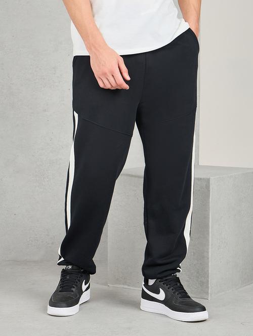 men mid rise cotton full length track pant - 21135323 - Very Small Image - 1