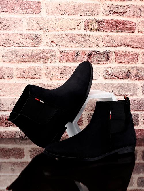 black solid high ankle boot - 21136054 - Very Small Image - 1