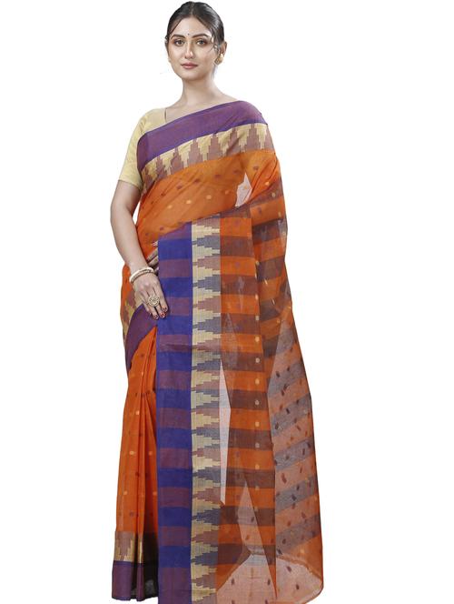 women self design tant saree - 21136835 - Very Small Image - 1