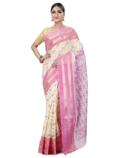 women self design handloom saree - 21137017 - Very Small Image - 1