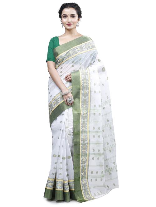 women self design handloom saree - 21137428 - Very Small Image - 1