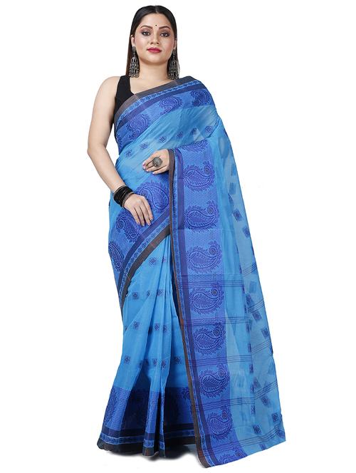women self design handloom saree - 21137670 - Very Small Image - 1