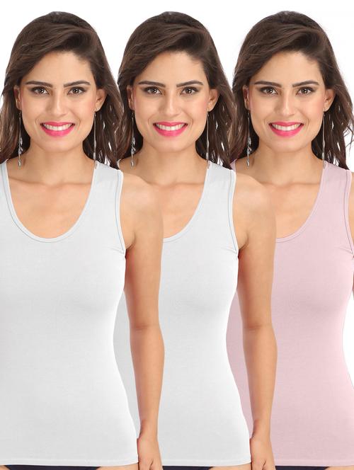 pack of 3 solid camisoles - 21140430 - Very Small Image - 1