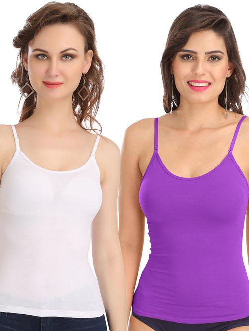 pack of 2 solid camisoles - 21140769 - Very Small Image - 1