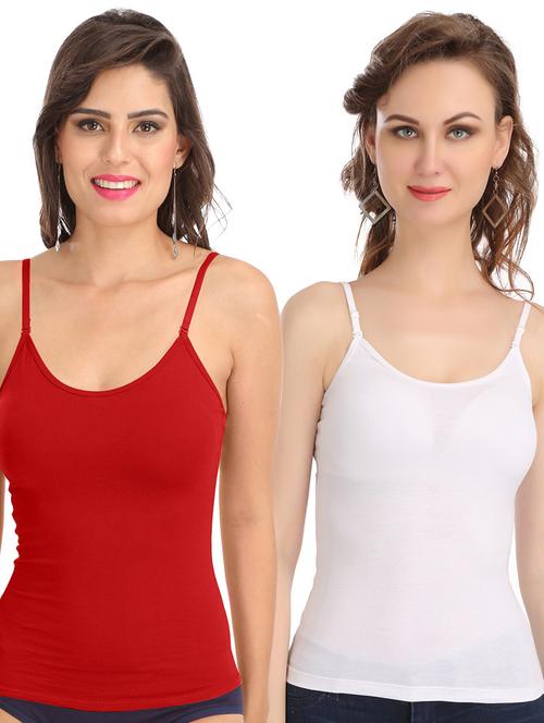 pack of 2 solid camisoles - 21140793 - Very Small Image - 1