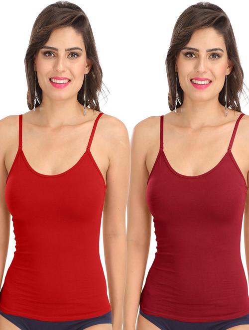 pack of 2 solid camisoles - 21140800 - Very Small Image - 1