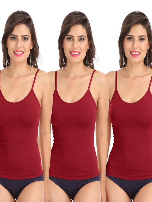 pack of 3 solid camisoles - 21140857 - Very Small Image - 1
