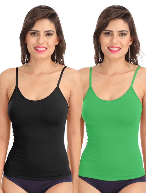 pack of 2 solid camisoles - 21140915 - Very Small Image - 1