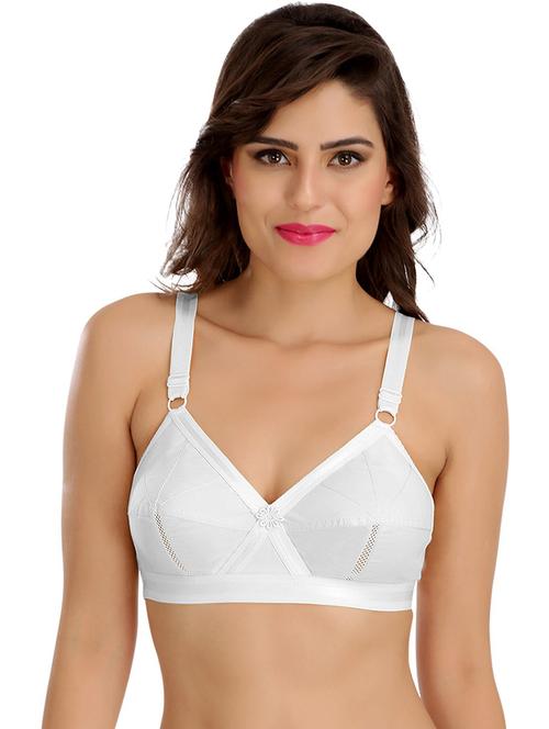 white cotton minimizer bra - 21141123 - Very Small Image - 1