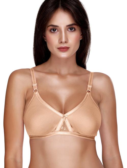 women beige solid t-shirt bra - 21141204 - Very Small Image - 1