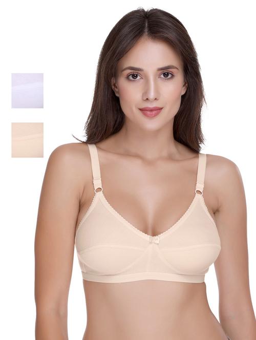 women pack of 2 solid bra - 21142160 - Very Small Image - 1