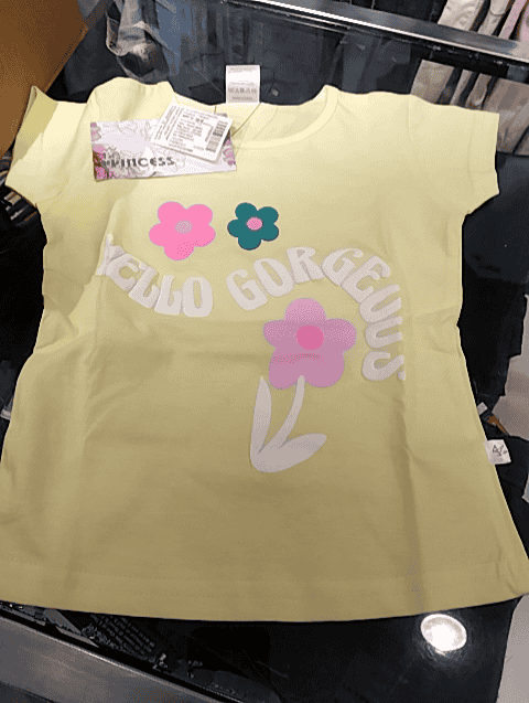 yellow cotton single jersey tshirt - 21143363 - Very Small Image - 1