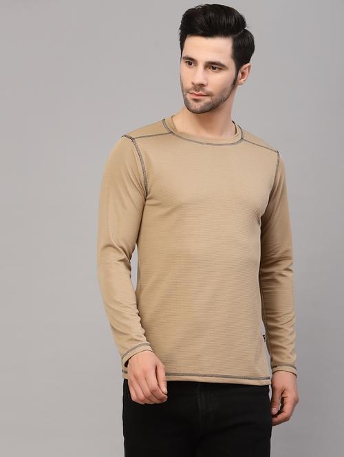 men solid long sleeves plain t-shirt - 21143764 - Very Small Image - 1