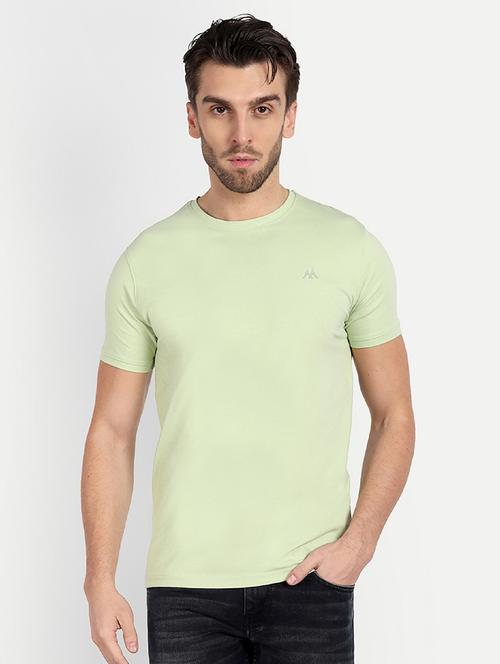 men solid round neck t-shirt - 21145303 - Very Small Image - 1