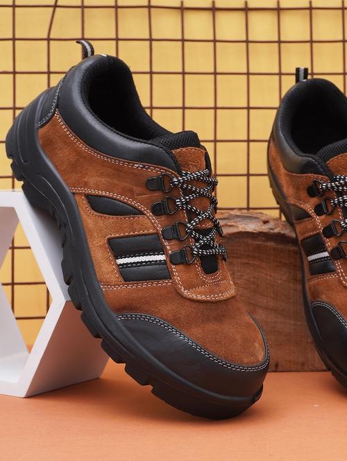 men brown lace up casual shoes - 21145314 - Very Small Image - 1