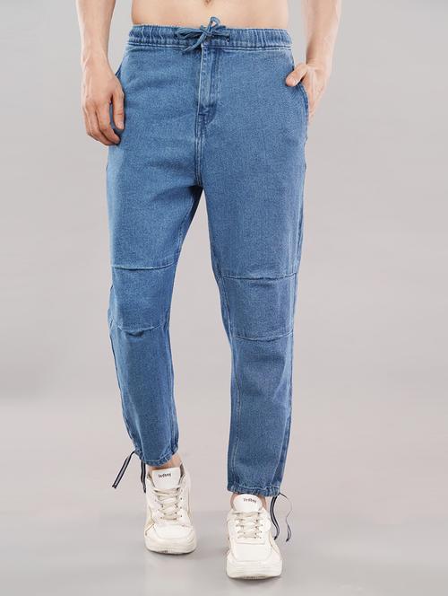 men solid mid rise jogger - 21145328 - Very Small Image - 1