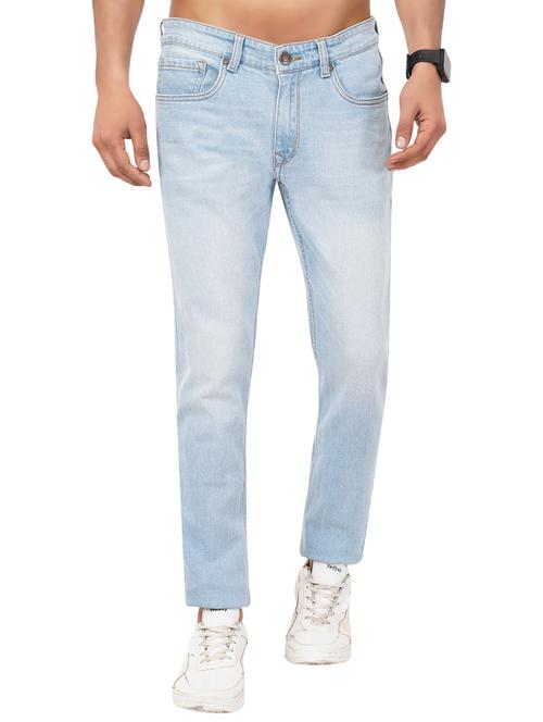 solid light blue denim jeans - 21145360 - Very Small Image - 1