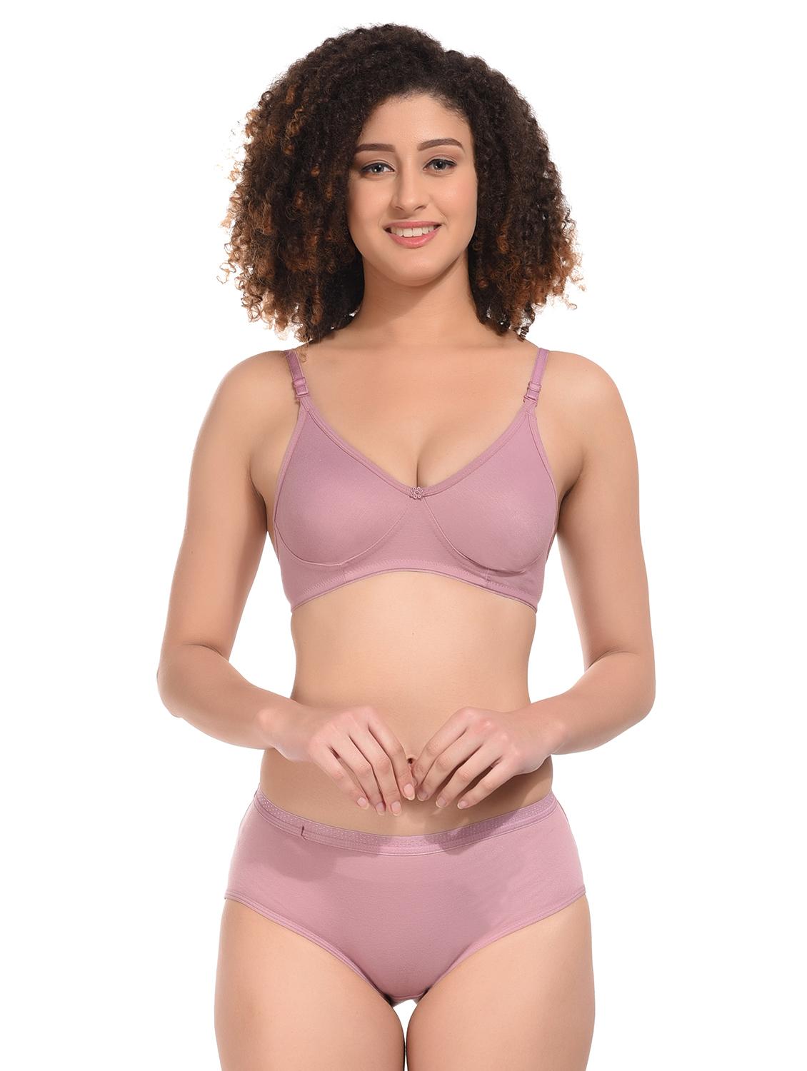 pack of 2 multi coloured hosiery bra and panty set - 21145549 - Standard Image - 4