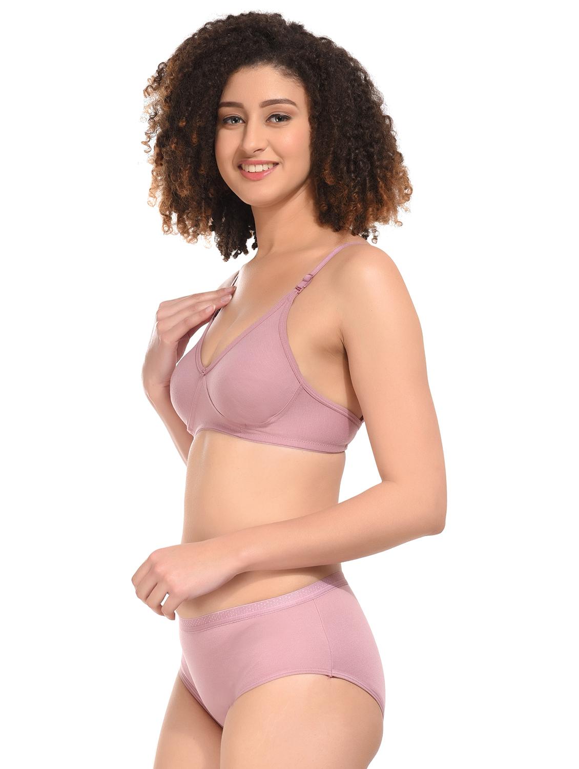 pack of 2 multi coloured hosiery bra and panty set - 21145549 - Zoom Image - 5