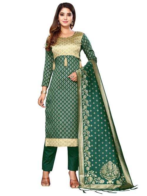 women self design unstitched suit set - 21147230 - Very Small Image - 1