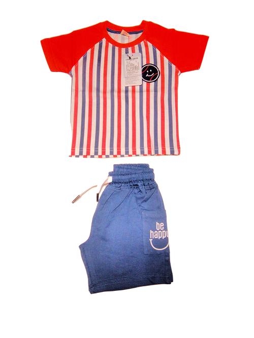 assorted cotton single jersey twin sets & dungree - 21151448 - Very Small Image - 1