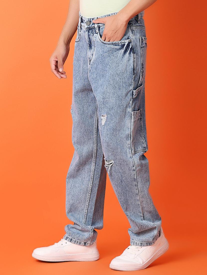 men blue baggy jean - 21151834 - Standard Image - 2